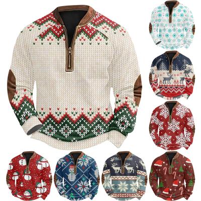 Men's Winter  Buckle Sweatshirt Men's Printed Men's Sweatshirt