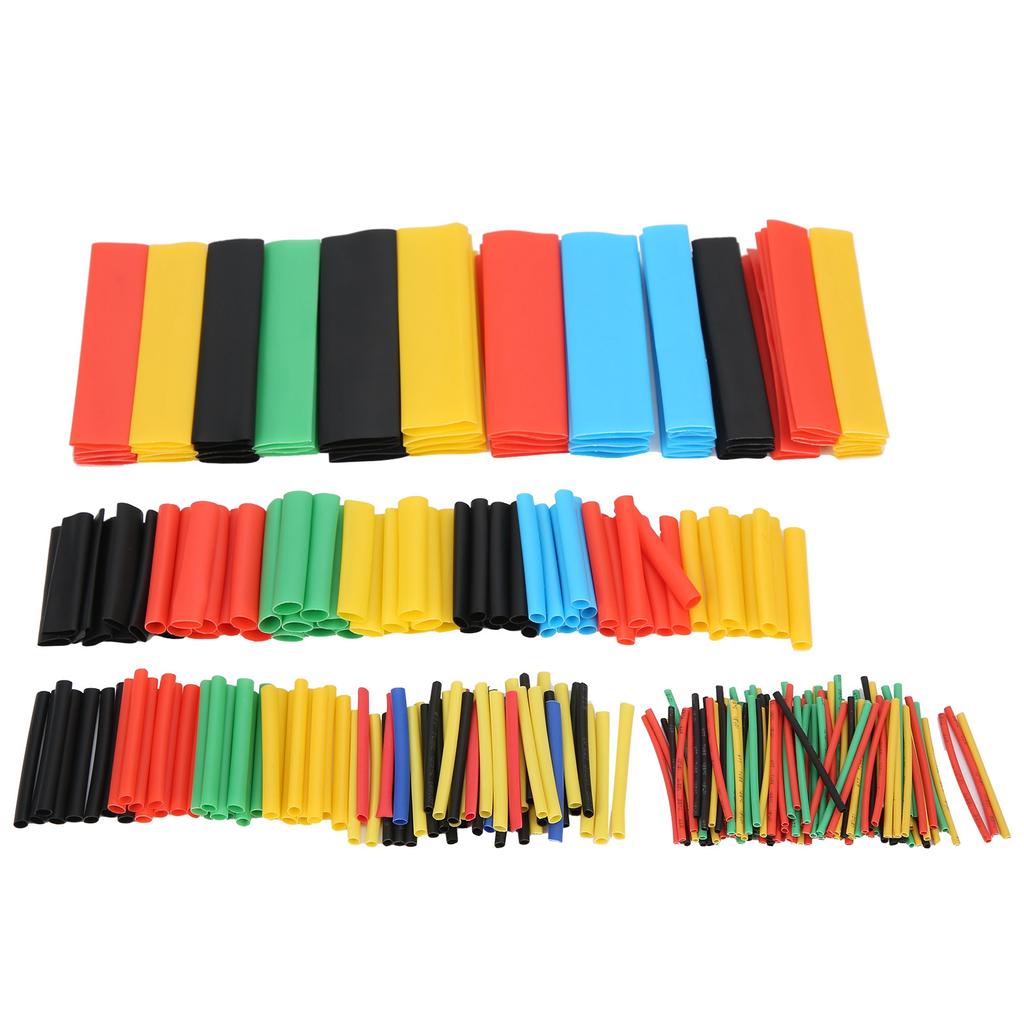 328Pcs Heat Shrink Tube Polyolefin Colorful Cable Sleeves Retractable Kit with 2:1 Shrinkage