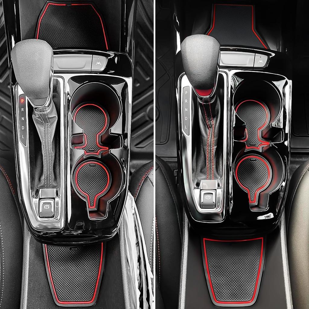 For 2024 2025 2026 Chevy Trax Accessories - For 2024 2025 2026 Chevrolet Trax (LS,1RS,LT,2RS,ACTIV) Cup Holder Erts Door Slot Mat Compartment Center