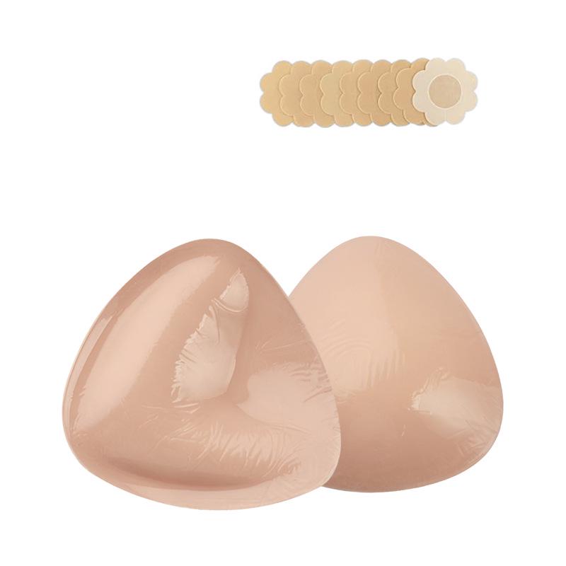 Double-Sided Silicone Nipple Covers & Push-Up Bra Inserts for Deep V Swimsuits