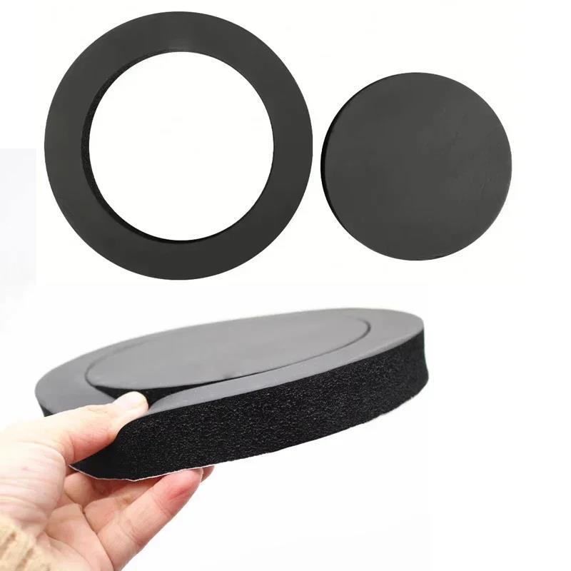 4 PCS NEW 4/5/6.5 Inch Car Speaker Ring Bass Door Trim Sound Insulation Cotton Audio Speaker Sound Self Adhesive Insulation RingGood product