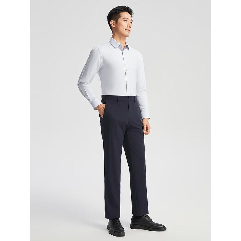 Youngor Men s Slim Fit Short Sleeve 100% Cotton DP Shirt 42