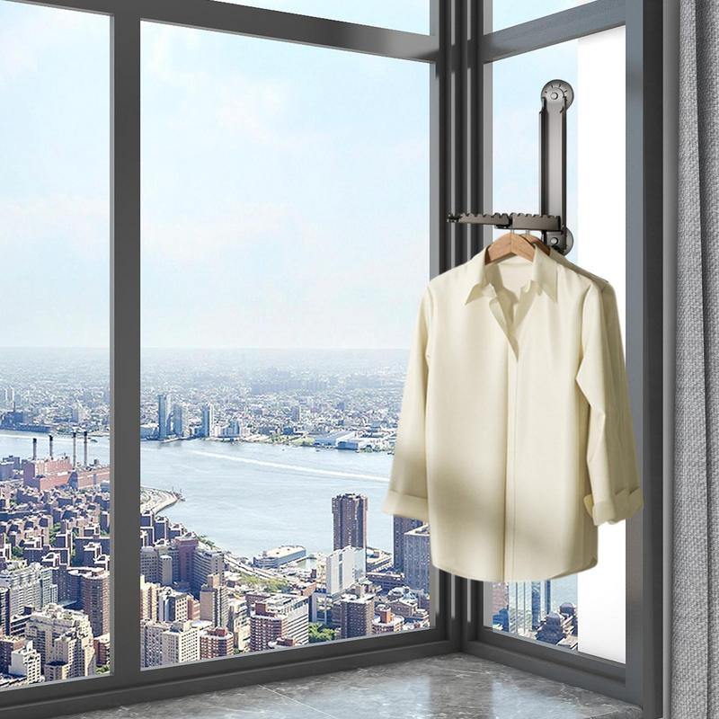 Folding Clothes Drying Rack Towel Hooks Punch-Free Coat Rack Hat Wall Hanger Adhesive Wall Hooks Storage Hanging