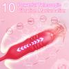 Rose-Toy Dildo Thrusting Vibrator for Women Egg Clitoris Sucker Stimulator Tongue Licking Adults Goods Sucking Sex Toys Female