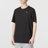 Puma American Retro Solid Color Logo Print Round Neck Loose Short Sleeve T-Shirt With Dropped Shoulders Men Tops Black 520759-01