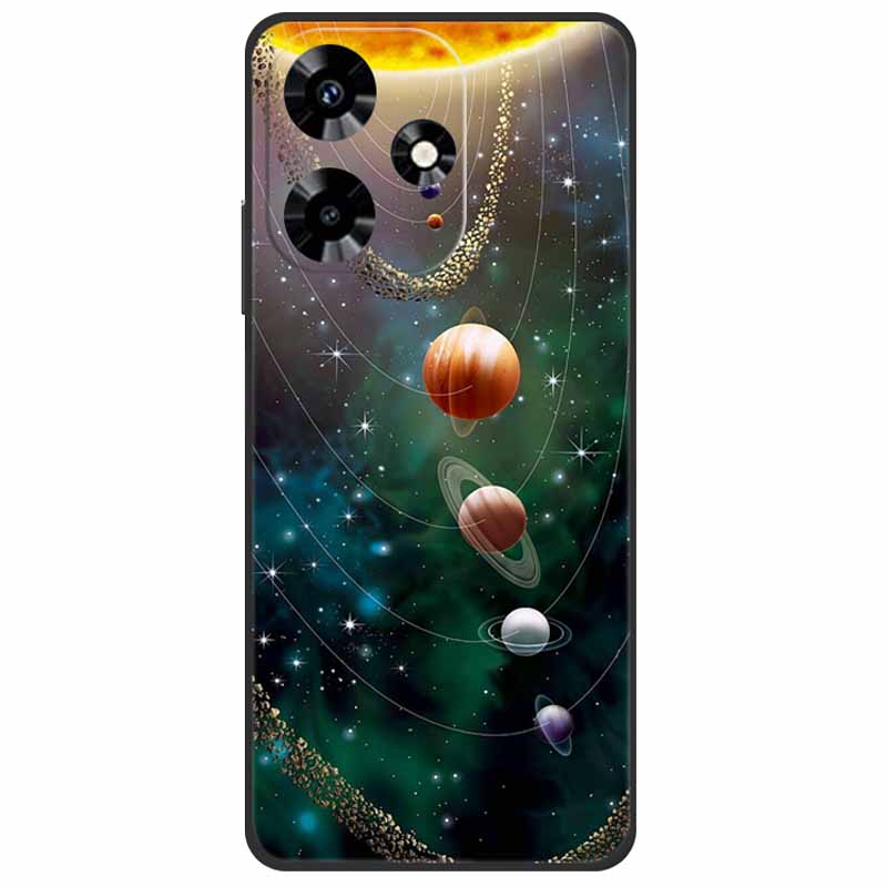 For Infinix Hot 30i NFC Case X669D Silicone Wolf Lion TPU Soft Fundas For Infinix Hot 30i X669C Hot30i 2023 Protector Black Capa