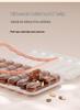 Weekly Portable Pill Organizer and Dispenser with Large-Capacity Pill Splitter
