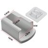 Storage Shelf Wall Mounted Holder Home Wall Mounted White 1pcs ABS