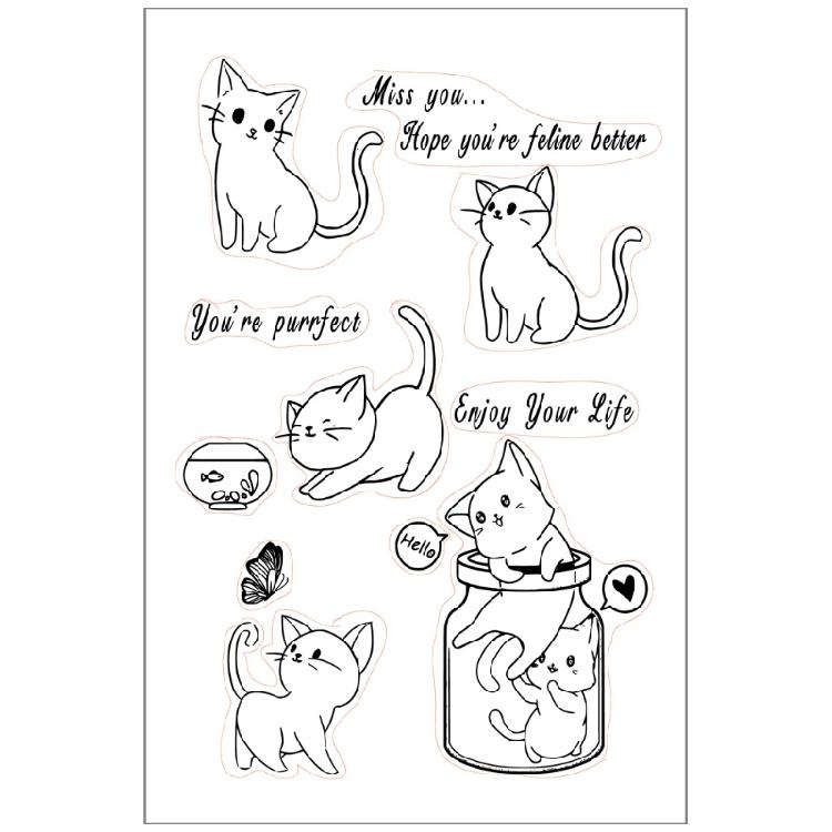 

Clear Silicone Stamps Crafts Making DIY Photo Album DIY Crafts Ornaments 1