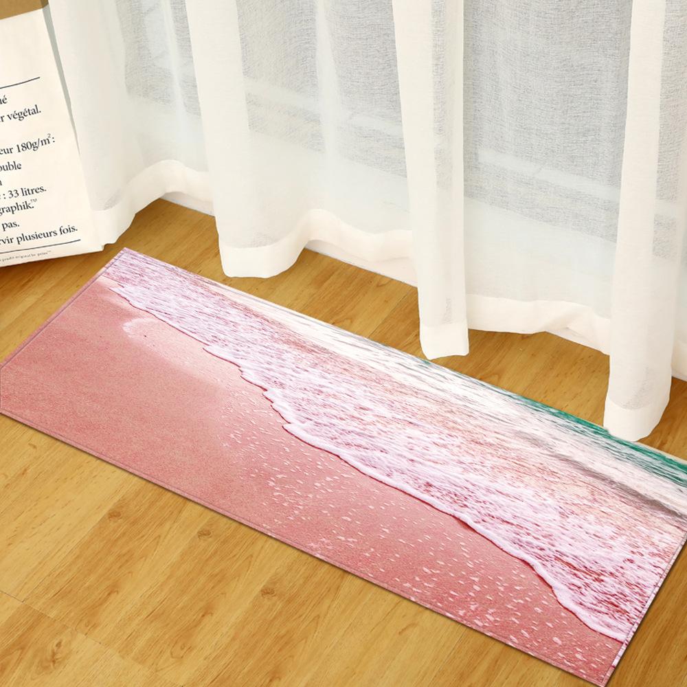 Scenic Dust Removal Door Mat Kitchen Absorbent Strip Bathroom Non-Slip Mat Bedroom Living Room Floor Mat Carpet