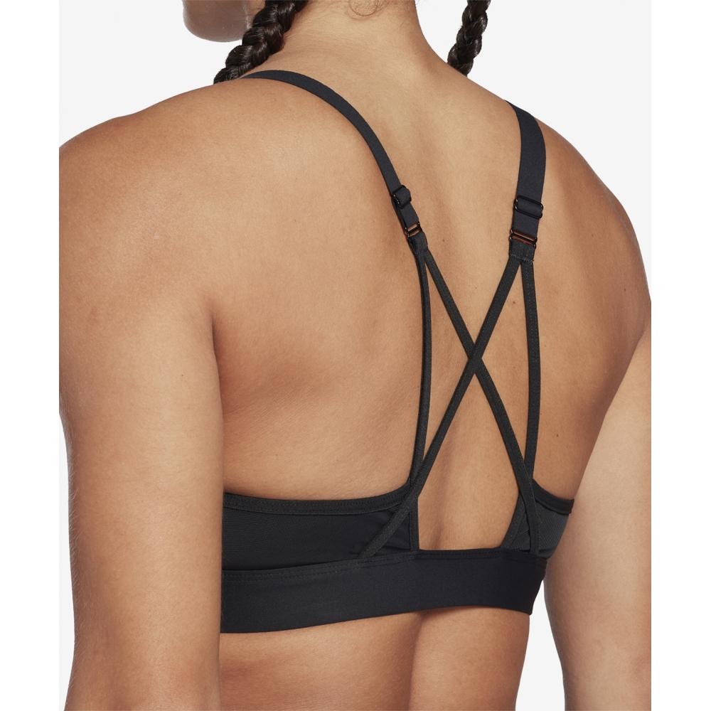 Reebok S Lux Strappy SportS Bra   Black  H51841