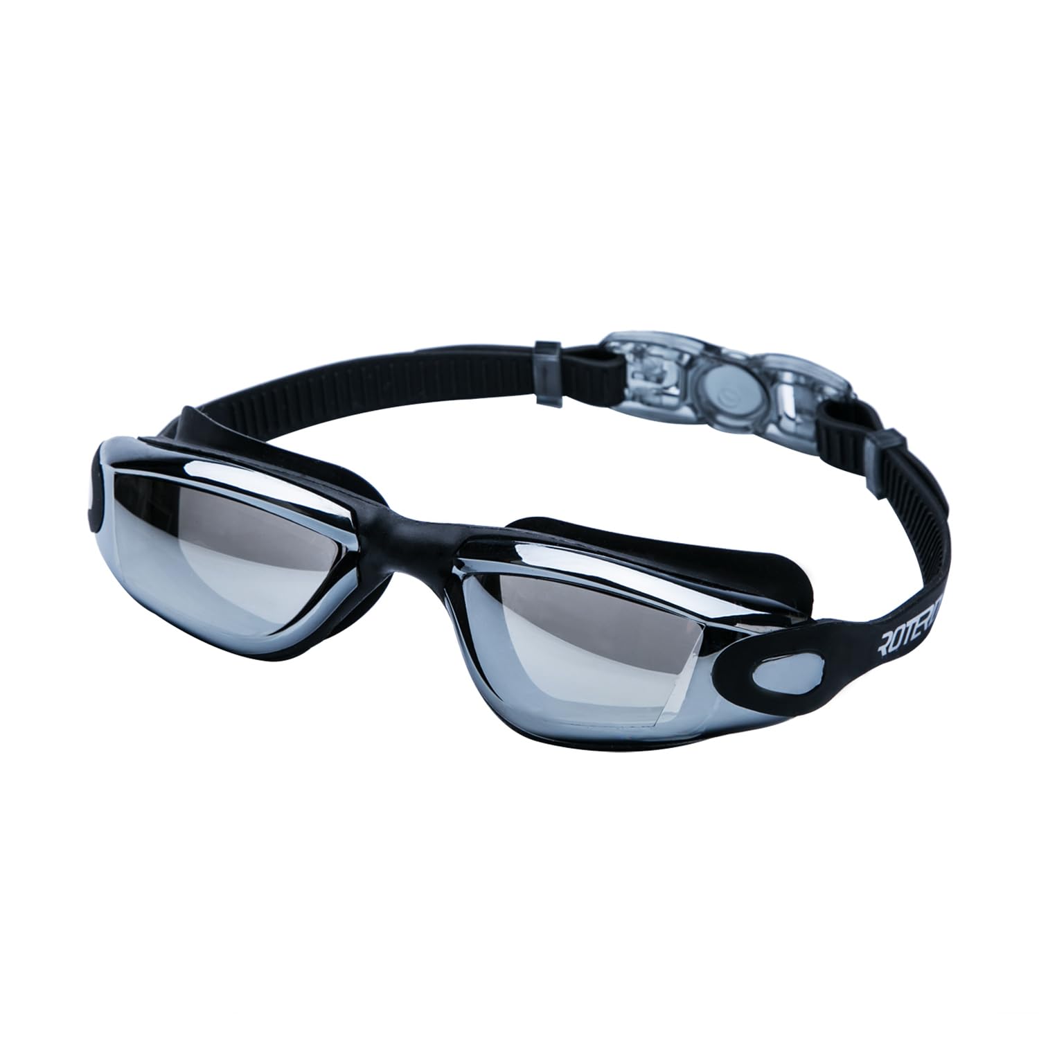 

Swimming Mirrored UV Soft Silicone Wide Field of Adjustable Black GO!GRM Goggles, Anti-Fog, Lens, Protection, Leak-Resistant, Cushions, View, Strap, чёрный