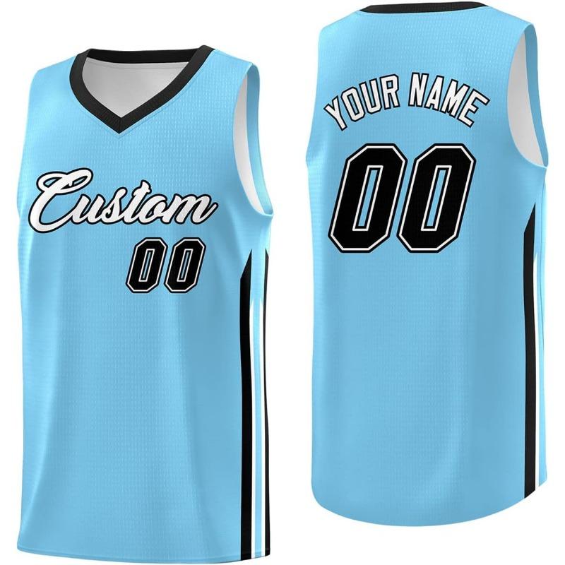 Personalized Your Own Stitched Basketball Jersey Sports Shirt Custom Team Name Number Logo for Men Youth