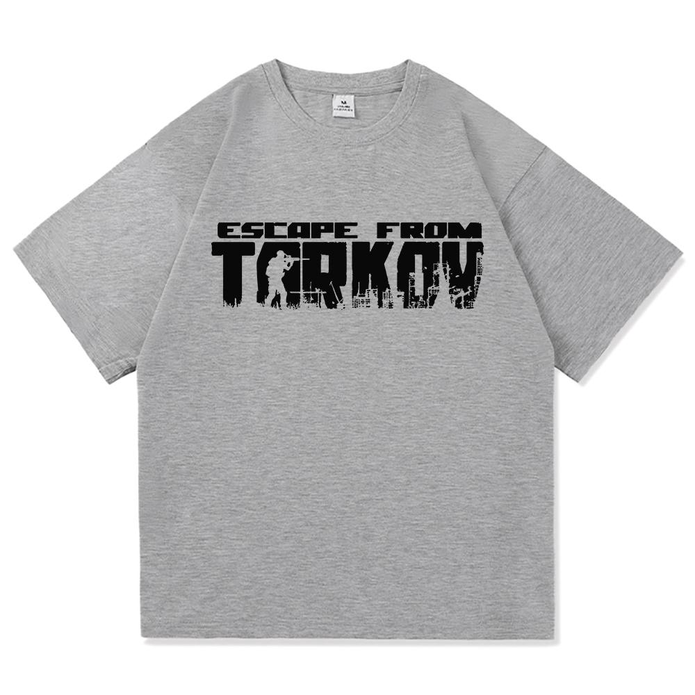 2025 Hot Game Escape From Tarkov TShirt Fashion Menwomen Clothing Harajuku High Quality Tops Cotton TShirts Vintage Male Tees