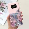 Pro Xiaomi Poco X3 Pro Pouzdro Poco X3 NFC Kryt Květina Roztomilý Kočka Malba Nárazník Skořápka Na PocoX3 X3Pro x3nfc Měkký Luxusní Silikon