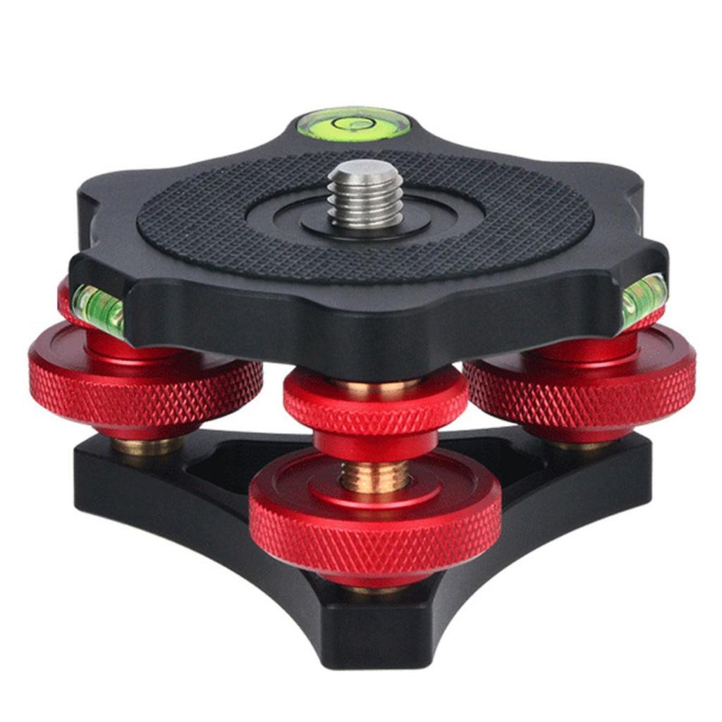 Leshetu Tripod Balance Regulator with 1/4" Screw & Horizontal Adjustment Ball Head