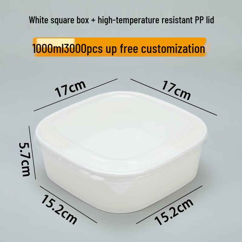 Disposable Square Fruit Takeout Containers