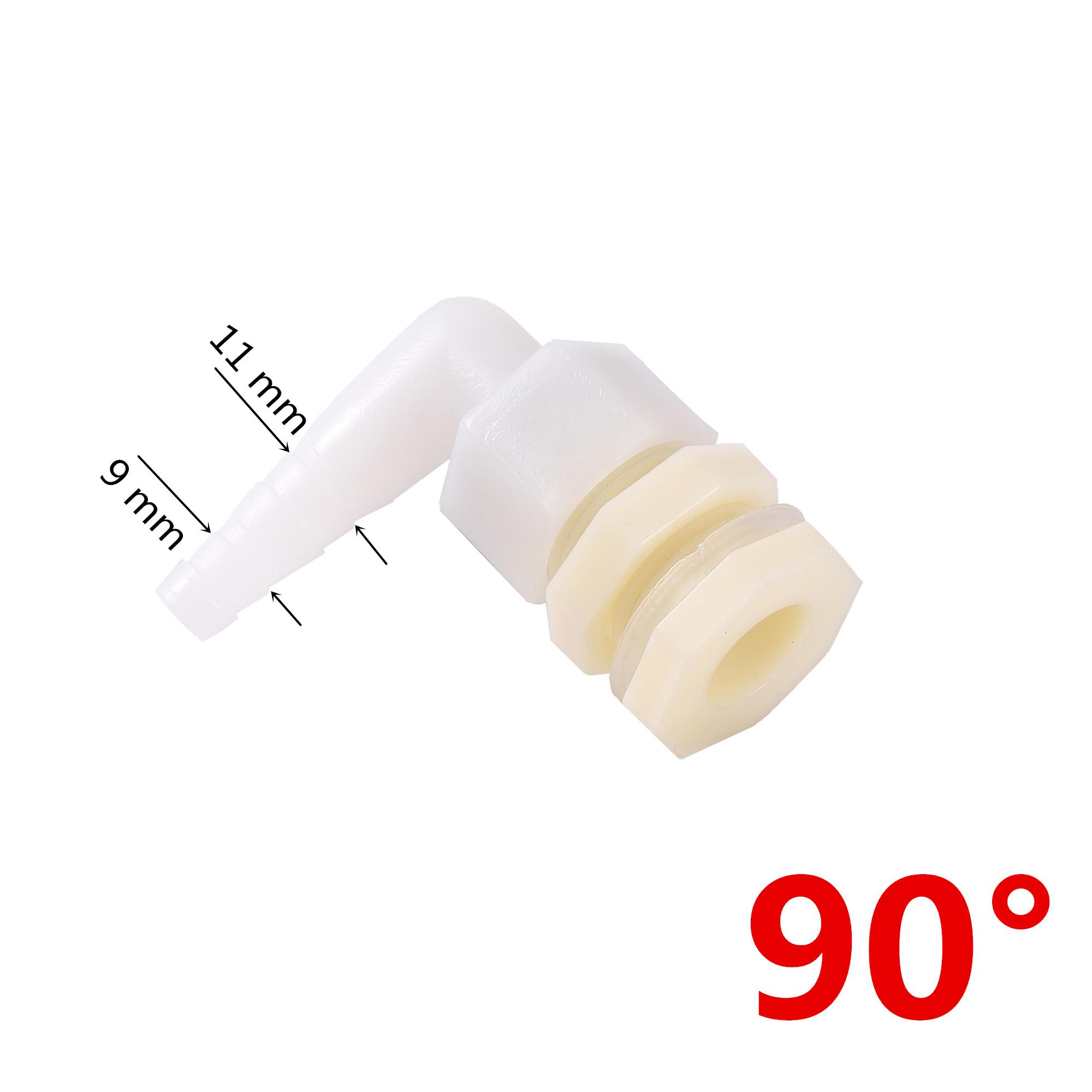 

Угловой соединитель 1/2 дюйма, внутренняя резьба 45 ° 90 ° 180 °, ID 9 ~ 13 мм, соединение трубы, резервуар для воды для орошения сада, фитинг дренажной системы для аквариума