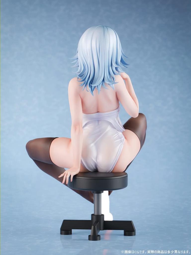 Einblick Nikkan Girl möchte in einem Schulbadeanzugstrumpf mit einem Blick der Skala bemalte fertige Figur gekniffen werden "Ich Mamiya-san verachte." 1/6