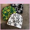 Star Fashion Pattern Women Casual Warm Knitted Hat For Autumn And Winter