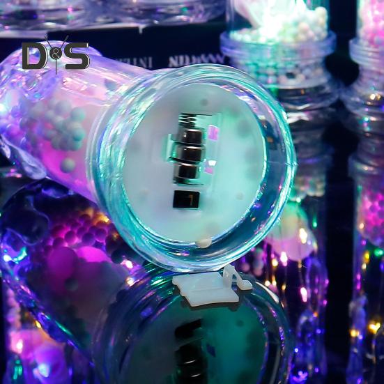 1 szt./2 szt. Wieczne kwiaty Bezpłomieniowe świece LED Migoczące świece filarowe Walentynkowe lampki nocne na ślub, dekorację domu