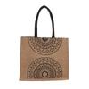 Women Handbag Ethnic Style Versatile Shoulder Bag Large Capacity Buckle Closure Shopping Travel Commuting Tote Bag