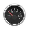 52MM Bootsvoltmeter 9 bis 32V Zeiger-Spannungsmesser mit farbiger Hintergrundbeleuchtung für Wohnmobile Yachten Fischerboote Schiffe