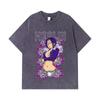 275 GSM Washed T-shirts 100% Cotton Seven Deadly Sins V8 Merlin Print Unisex Heavy Cotton T Shirt