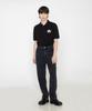 GRAVER [Unisex] Golf Flower Smile Pique Short Sleeve T-Shirt_Black
