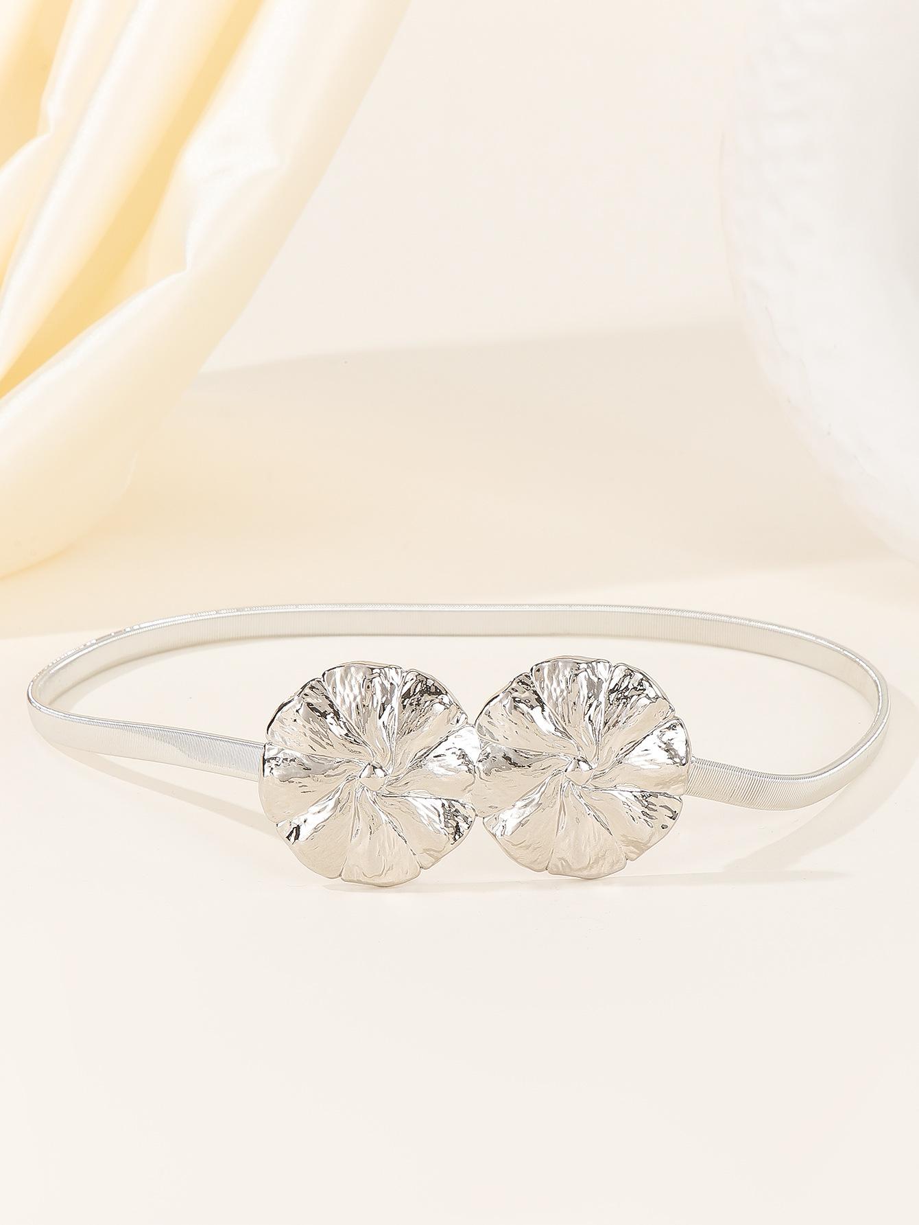 

Металлический пружинный пояс Женское платье Рубашка Свитер Эластичный Эластичная цепочка на талию Пояс