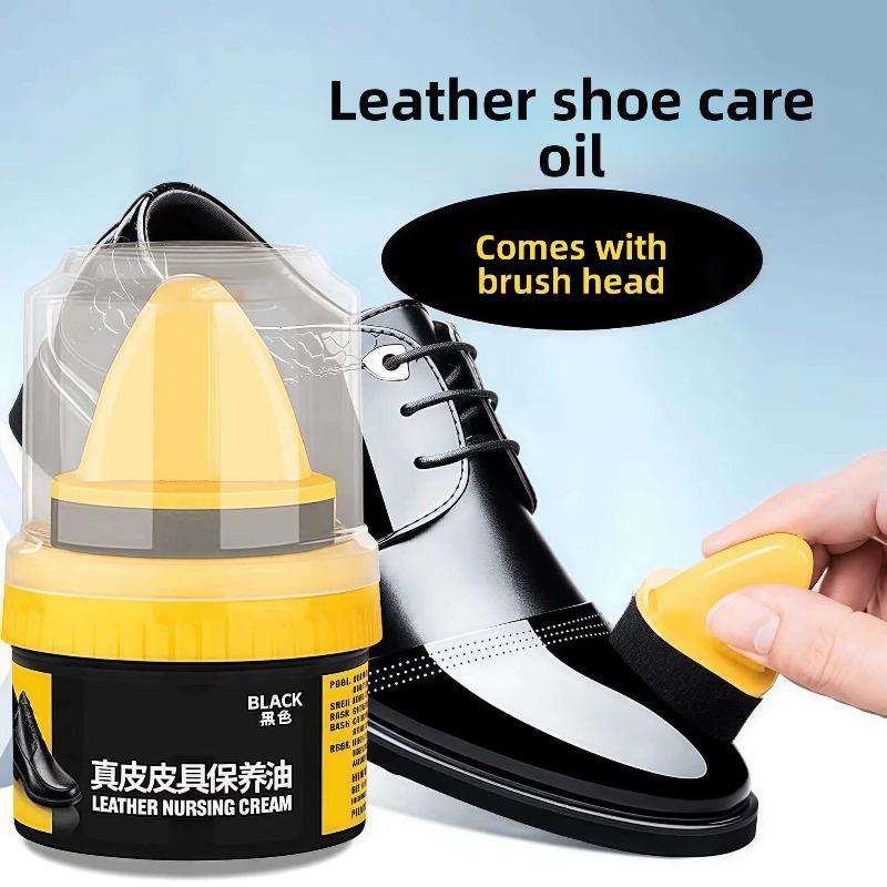 Haushaltsschuhcreme schwarz, Lederschuhcreme, Echtes Lederpflegeöl, Lederreparaturcreme, Pflegeöl, Schönheitscreme, Schuhputzwunder