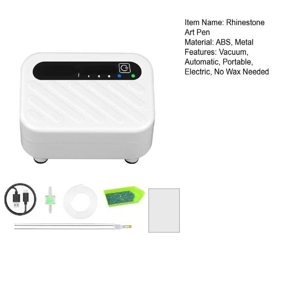 Rhinestone Art Painting Pen Kit for Adults Vacuum Rhinestone Painting Pen No Wax Needed E-Painter Rhinestone Art Tool