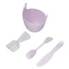 Facial Mask Mixing Bowl Soft Reusable Silicone Face Mud Mask Mixing Bowl with Spoon for Beauty