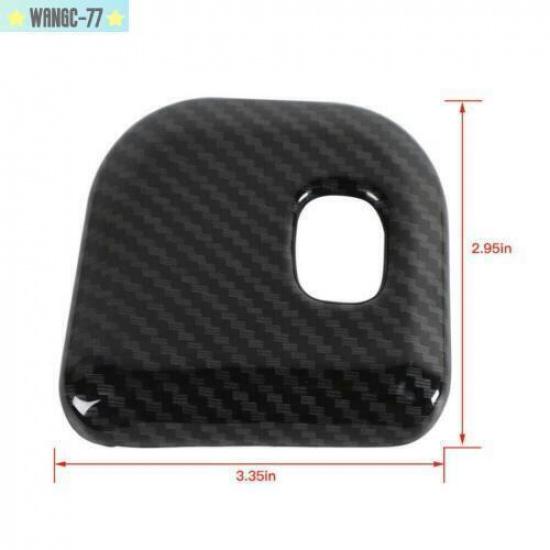 Carbon Fiber Interior Rear Trunk Switch Cover Trim For Dodge Durango 2011-