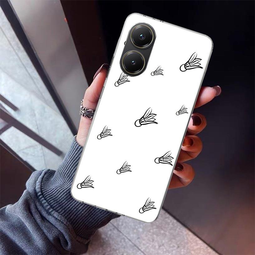 

Badminton Sport Phone Case For Xiaomi Poco X7 X6 X5 Pro F7 Ultra Redmi 15C 15 13 13C 12 12C 10 10A 10C 9 9A 9C 9T Shell Poco X7 Redmi 10A