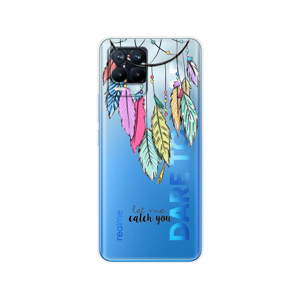 For Realme 8 Case 6.4" Soft Silicon TPU Back For Realme 8 Pro OPPO Realme8 4G RMX3085 Phone Cover Coque Capa Funda Bumper Bag