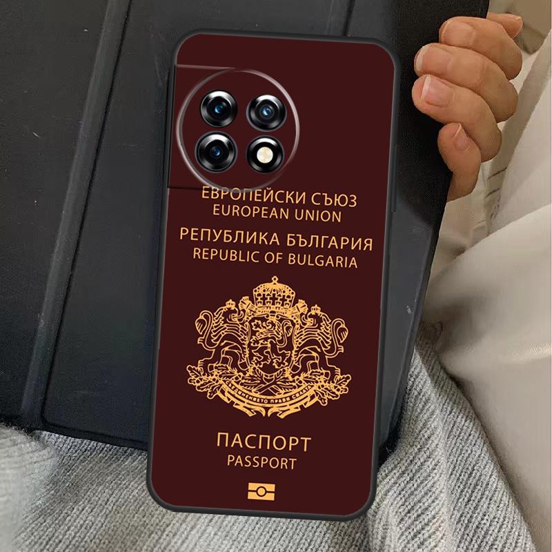 Bulgaria Flag Passport Case For OnePlus Nord 5 CE 2 3 4 Lite N20 N30 OnePlus 15 13 12 11 10T 10R 12R 13R 13T Cover