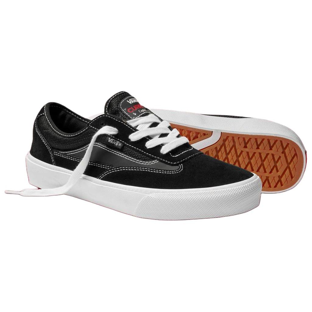 Vans Skate Curren Black White Unisex Sneakers Gum VN000D85BZW