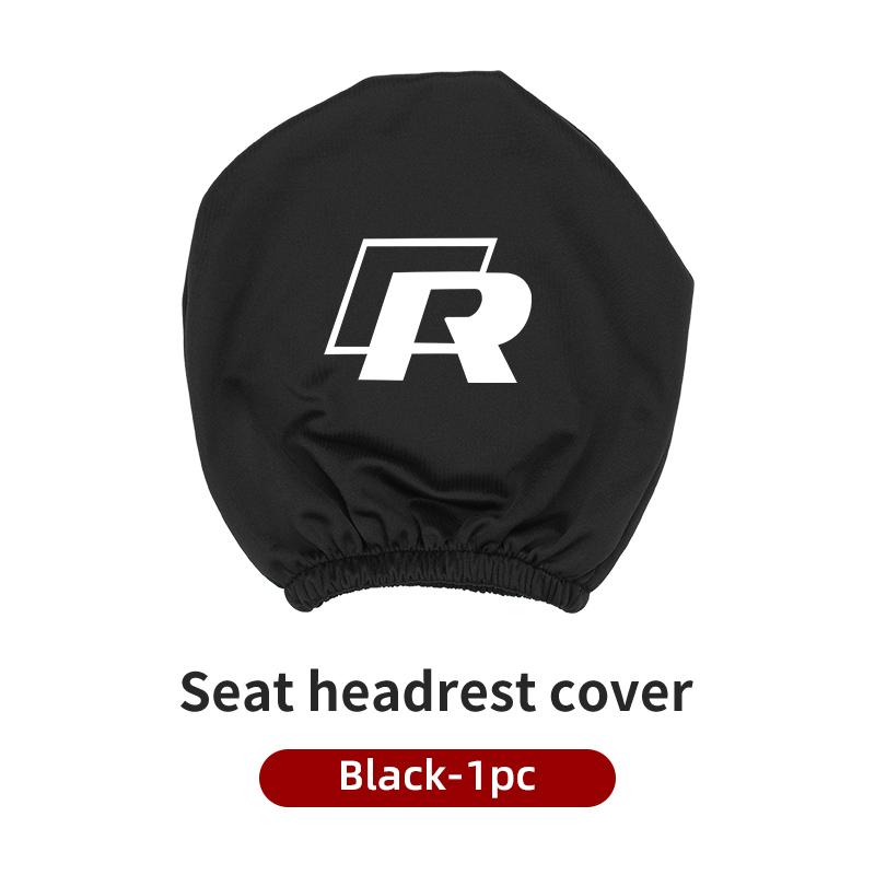 abcd1 Car Seat Headrest Protective Cover Anti-Dirty Pillow Protector For VW Passat Golf Tiguan Polo Scirocco Jetta CC T-ROC Touareg