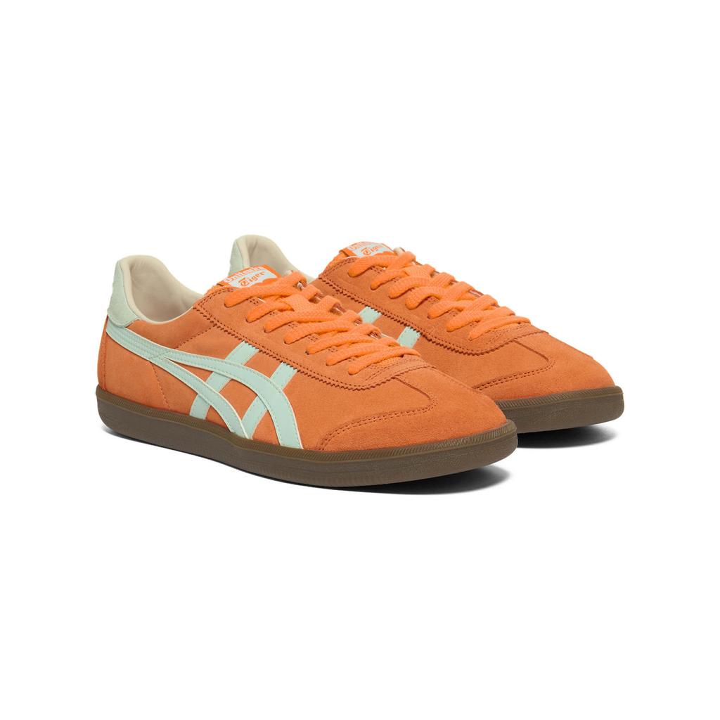 ONITSUKA TIGER Tokuten Skóra Bydlęca Split Kolor Pomarańczowy Blok Kolorystyczny Buty Stylu Życia Sportowego Sneakersy Unisex 1183C431-700