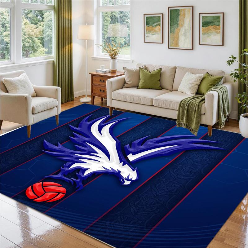 Crystal Palace Design Crystal Velvet Rug Soft Decorative Mat for Bedroom Entrance