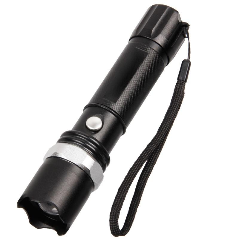 Outdoor Strong Light Flashlight Rotating Focusing LED Long-range Rechargeable High-quality Ultra-long Battery Life Flashlight