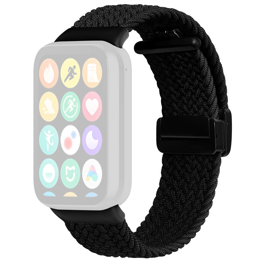 For Xiaomi Smart Band 9 Pro/Band 8 Pro/Redmi Watch 4 Nylon Braided Band Magnetic Buckle Watch Strap