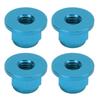 4Pcs RC Car Nuts M4 Aluminum Alloy 4mm Inner Diameter RC Car Accessory for 1 Celsius 10 Remote Control Vehicle