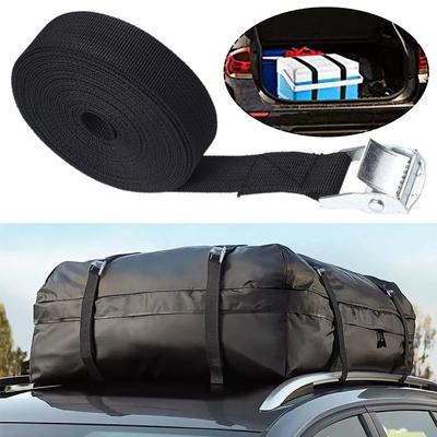 2M Cargo Straps With Buckle Tie-Down Belt For Motorcycle Car Bicycle Metal Tow Rope Strong Ratchet Fixing Belt For Luggage Bag