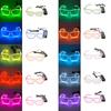 LED Glasses 10 Colors Optional Light Up El Wire Neon Rave Glasses Twinkle Glowing Party Club Holiday Bar Decorative Glasses