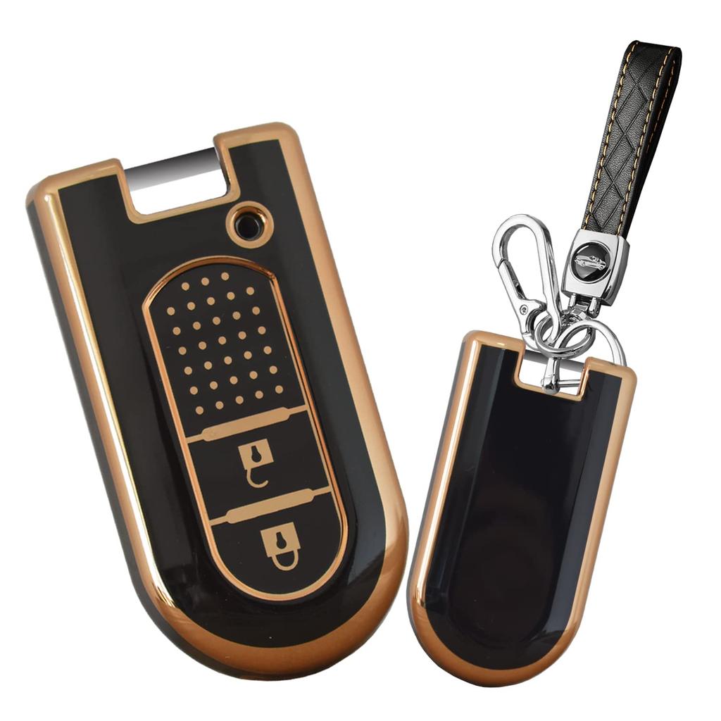 SANRILY Daihatsu Key Case, Key Holder, Key Cover, Key Protection, Tanto Move, Custom Move,