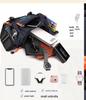 Men's Multifunctional Waterproof Outdoor Waist Bag: Single Shoulder, Crossbody, and Chest Bag for Cycling and Mountaineering with Large Capacity.