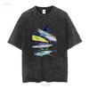 Guy Harvey AFTCO T-Shirt Herren Klein S Blau Angeln Marlin Strand lange oder kurze Ärmel vintage Gewaschen Unisex Dehnbar Mode