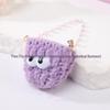 Mini Candy Color Yarn Bag Pendant with Cartoon Doll
